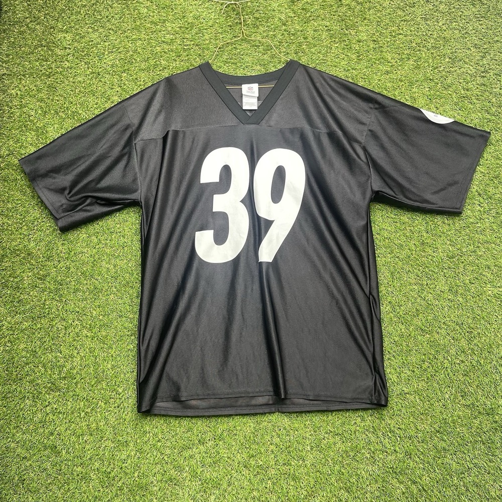 Pittsburgh Steelers Football Jersey Mens Large Tony Parker #39 Black NFL 90s